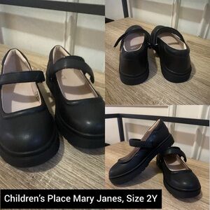 The Children's Place Classic Black Dress Shoes